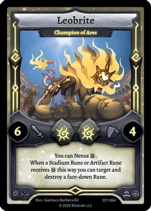Image of Leobrite - Champion of Ares (SST-064) - Divine Champions Sunstrike