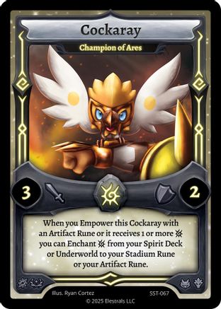 Image of Cockaray - Champion of Ares (SST-067) (SST-067) - Divine Champions Sunstrike