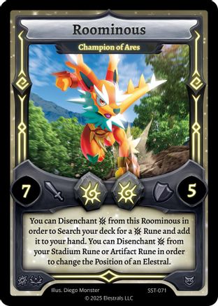 Image of Roominous - Champion of Ares (SST-071) - Divine Champions Sunstrike