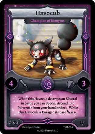 Image of Havocub - Champion of Dionysus (SST-074) - Divine Champions Sunstrike