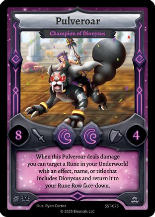 Image of Pulveroar - Champion of Dionysus (SST-075) - Divine Champions Sunstrike
