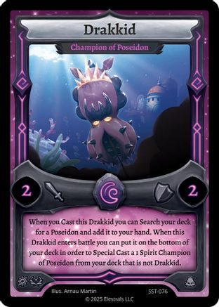 Image of Drakkid - Champion of Poseidon (SST-076) (SST-076) - Divine Champions Sunstrike