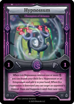 Image of Hypnossum - Champion of Artemis (SST-078) - Divine Champions Sunstrike Reverse Holo
