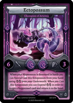 Image of Ectopossum - Champion of Artemis (SST-079) - Divine Champions Sunstrike Reverse Holo