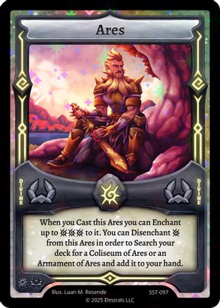 Image of Ares (SST-097) (SST-097) - Divine Champions Sunstrike Holo