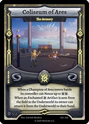 Image of Coliseum of Ares - The Armory (SST-100) - Divine Champions Sunstrike