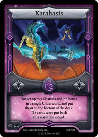 Image of Katabasis (SST-104) - Divine Champions Sunstrike Reverse Holo