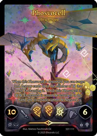 Image of Phosvocell - Ultracharged (SST-111) (SST-111) - Divine Champions Sunstrike Holo