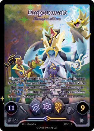 Image of Emperowatt - Champion of Hera (SST-115) (SST-115) - Divine Champions Sunstrike Holo