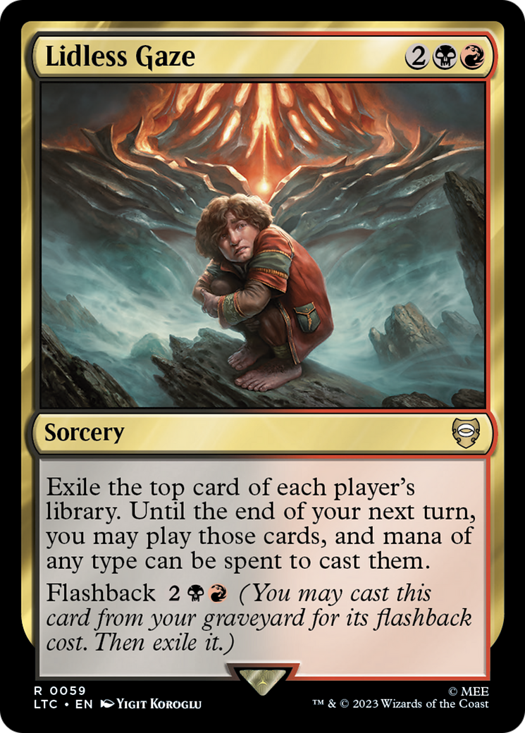 Image of Lidless Gaze (LTC-059) - Tales of Middle-earth Commander