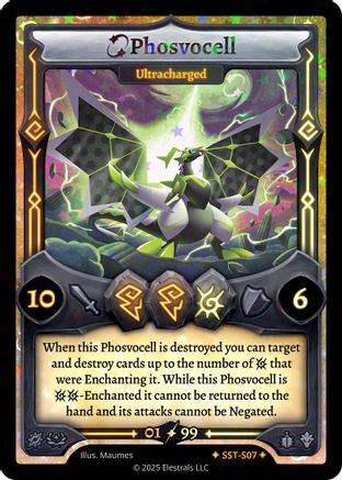 Image of Phosvocell - Ultracharged (SST-S07) (SST-S07) - Divine Champions Sunstrike Holo