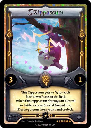 Image of Zippossum (SST-S08) (SST-S08) - Divine Champions Sunstrike Holo