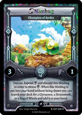 Image of Nimbug - Champion of Aeolus (SST-S09) (SST-S09) - Divine Champions Sunstrike Holo