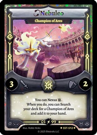 Image of Nebuleo - Champion of Ares (SST-S12) - Divine Champions Sunstrike Holo