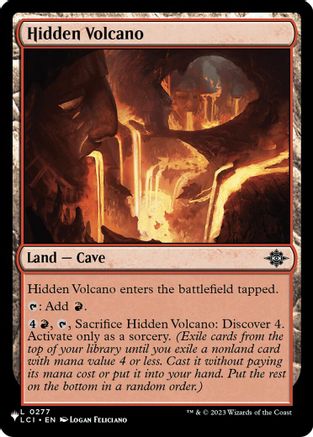 Image of Hidden Volcano (LIST-277) - The List Reprints