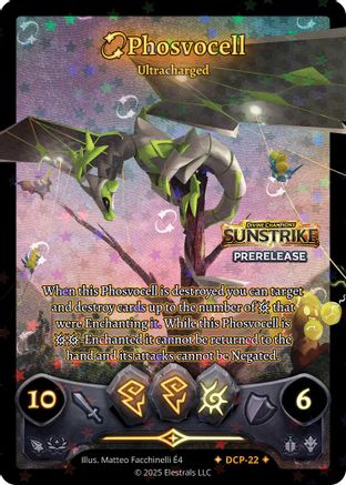 Image of Phosvocell - Ultracharged (DCP-22) - Divine Champions Sunstrike Promos Holo