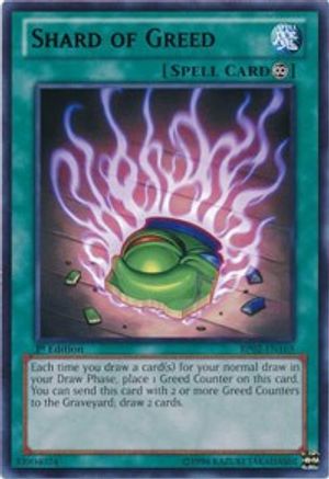 Image of Shard of Greed (BP02-EN165) - Battle Pack 2: War of the Giants 1st Edition