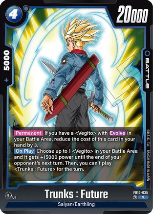 Image of Trunks : Future - FB10-035 (FB10-035) - Cross Force Holofoil