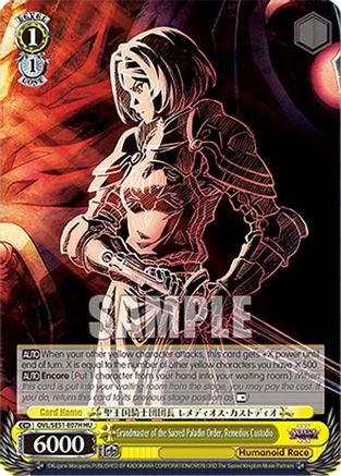 Image of Grandmaster of the Sacred Paladin Order, Remedios Custodio (HU) (OVL/SE51-E07H HU) - Nazarick: Tomb of the Undead Vol.3 Extra Booster