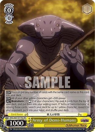 Image of Army of Demi-Humans (A) (HC) (OVL/SE51-E11Ha HC) - Nazarick: Tomb of the Undead Vol.3 Extra Booster