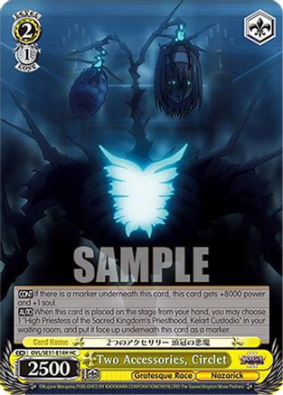 Image of Two Accessories, Circlet (HC) (OVL/SE51-E14H HC) - Nazarick: Tomb of the Undead Vol.3 Extra Booster