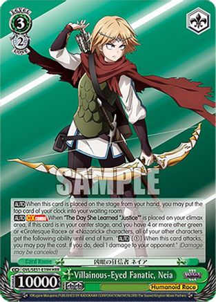 Image of Villainous-Eyed Fanatic, Neia (HRR) (OVL/SE51-E19H HRR) - Nazarick: Tomb of the Undead Vol.3 Extra Booster