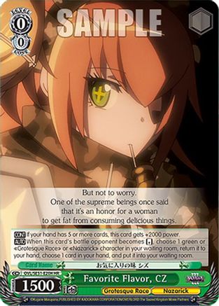 Image of Favorite Flavor, CZ (HR) (OVL/SE51-E20H HR) - Nazarick: Tomb of the Undead Vol.3 Extra Booster