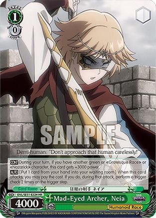 Image of Mad-Eyed Archer, Neia (HR) (OVL/SE51-E22H HR) - Nazarick: Tomb of the Undead Vol.3 Extra Booster