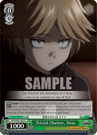 Image of Trivial Chatter, Neia (OVL/SE51-E27 U) - Nazarick: Tomb of the Undead Vol.3 Extra Booster