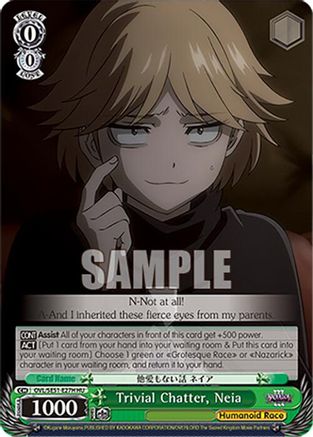 Image of Trivial Chatter, Neia (HU) (OVL/SE51-E27H HU) - Nazarick: Tomb of the Undead Vol.3 Extra Booster
