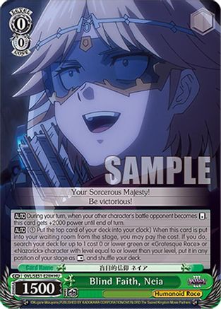 Image of Blind Faith, Neia (HU) (OVL/SE51-E28H HU) - Nazarick: Tomb of the Undead Vol.3 Extra Booster