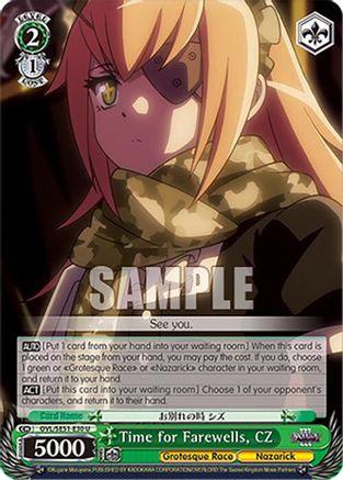 Image of Time for Farewells, CZ (OVL/SE51-E30 U) - Nazarick: Tomb of the Undead Vol.3 Extra Booster