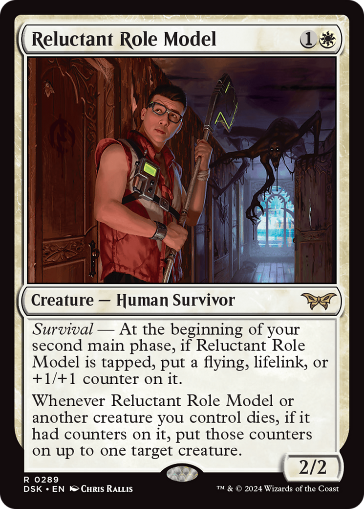 Image of Reluctant Role Model (0289) (DSK-289) - Duskmourn: House of Horror Foil
