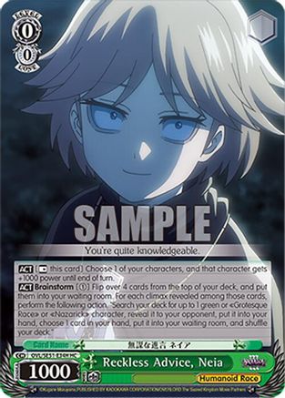 Image of Reckless Advice, Neia (HC) (OVL/SE51-E34H HC) - Nazarick: Tomb of the Undead Vol.3 Extra Booster