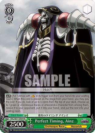 Image of Perfect Timing, Ainz (HC) (OVL/SE51-E36H HC) - Nazarick: Tomb of the Undead Vol.3 Extra Booster