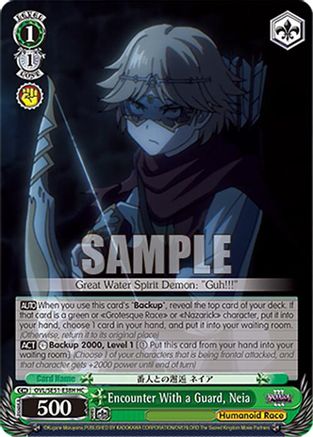 Image of Encounter With a Guard, Neia (HC) (OVL/SE51-E38H HC) - Nazarick: Tomb of the Undead Vol.3 Extra Booster