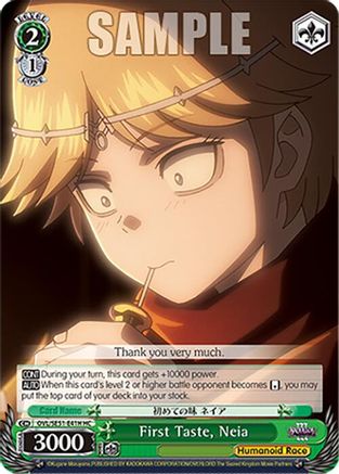 Image of First Taste, Neia (HC) (OVL/SE51-E41H HC) - Nazarick: Tomb of the Undead Vol.3 Extra Booster
