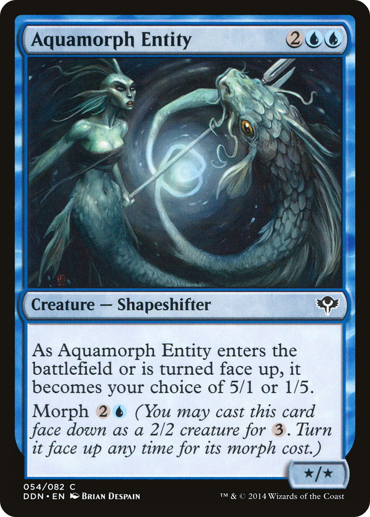 Image of Aquamorph Entity (DDN-054) - Duel Decks: Speed vs. Cunning