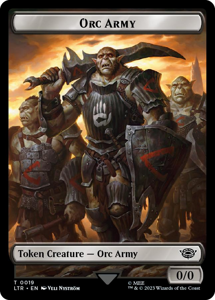 Image of Orc Army (TLTR-019) - Tales of Middle-earth Tokens Foil