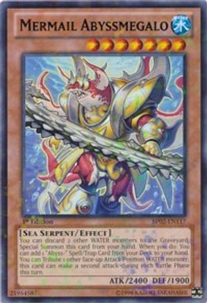 Image of Mermail Abyssmegalo (Mosaic Rare) (BP02-EN117) - Battle Pack 2: War of the Giants 1st Edition