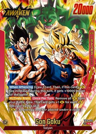 Image of Son Goku - FB10-001 (Alternate Art) (FB10-001) - Cross Force Holofoil
