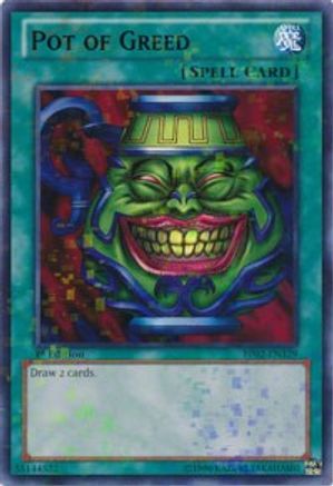 Image of Pot of Greed (Mosaic Rare) (BP02-EN129) - Battle Pack 2: War of the Giants 1st Edition