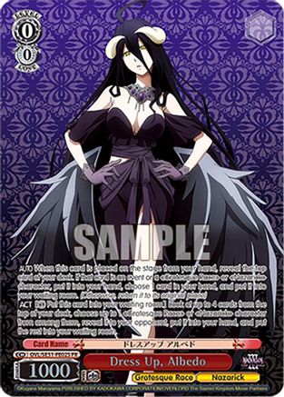 Image of Dress Up, Albedo (PR) (Foil) (OVL/SE51-PE02S PR) - Nazarick: Tomb of the Undead Vol.3 Extra Booster