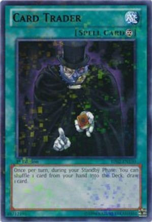 Image of Card Trader (Mosaic Rare) (BP02-EN150) - Battle Pack 2: War of the Giants Unlimited