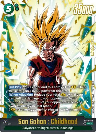 Image of Son Gohan : Childhood - FB10-122 (FB10-122) - Cross Force Holofoil