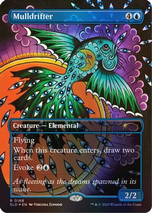 Image of Mulldrifter (0168) (Rainbow Foil) (SLD-168) - Secret Lair Drop Series Foil