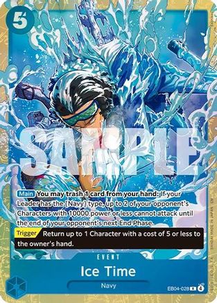 Image of Ice Time (Premium Card Collection -Best Selection Vol. 6-) (EB04-028) - One Piece Promotion Cards Foil