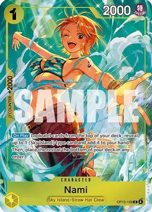 Image of Nami (Premium Card Collection -Best Selection Vol. 6-) (OP15-108) - One Piece Promotion Cards Foil