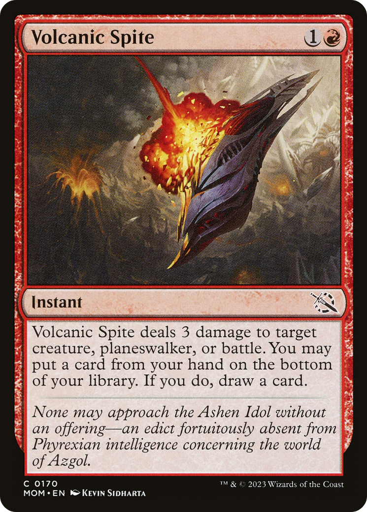 Image of Volcanic Spite (MOM-170) - March of the Machine Foil