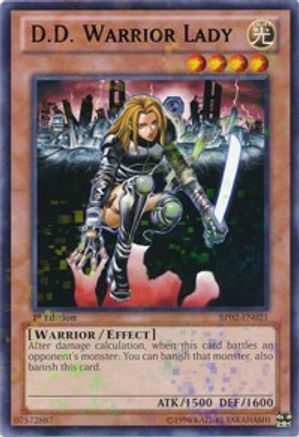 Image of D.D. Warrior Lady (Mosaic Rare) (BP02-EN021) - Battle Pack 2: War of the Giants 1st Edition